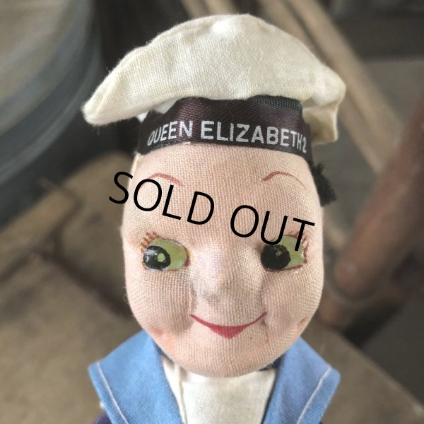 画像7: Vintage Sailor Doll QUEEN ELIZABETH 2 (M349)  (7)