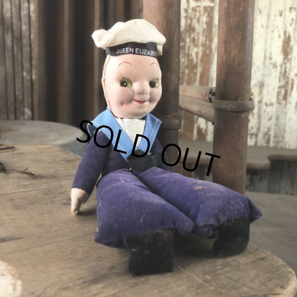 画像2: Vintage Sailor Doll QUEEN ELIZABETH 2 (M349)  (2)
