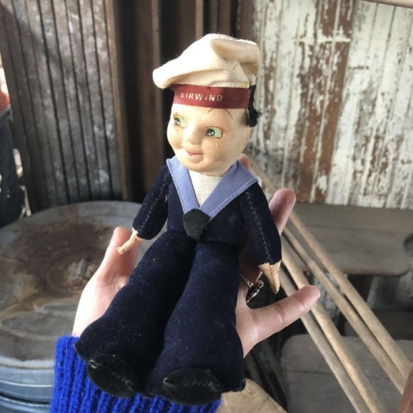 画像1: Vintage Sailor Doll FAIRWIND (M349)  (1)