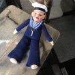 画像9: Vintage Sailor Composition Doll 31cm (M346)  (9)