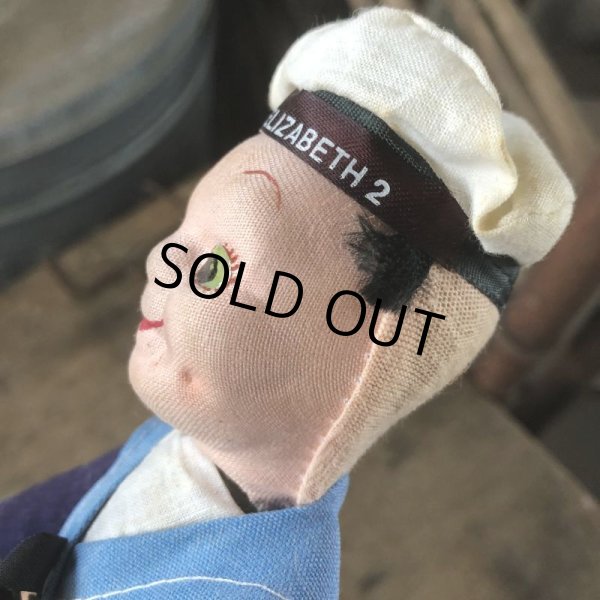 画像9: Vintage Sailor Doll QUEEN ELIZABETH 2 (M349)  (9)