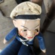 画像10: Vintage Sailor Composition Doll 31cm (M347)  (10)