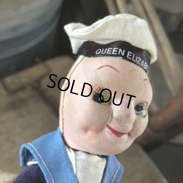 画像8: Vintage Sailor Doll QUEEN ELIZABETH 2 (M349)  (8)