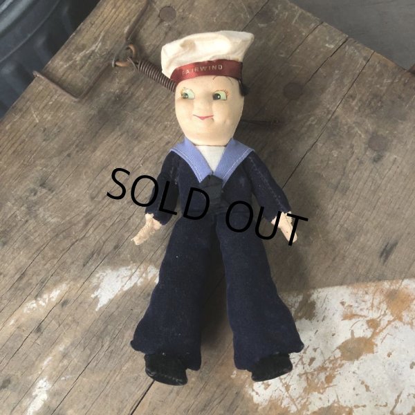 画像10: Vintage Sailor Doll FAIRWIND (M349)  (10)