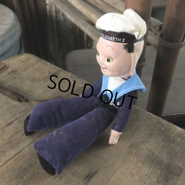 画像5: Vintage Sailor Doll QUEEN ELIZABETH 2 (M349)  (5)