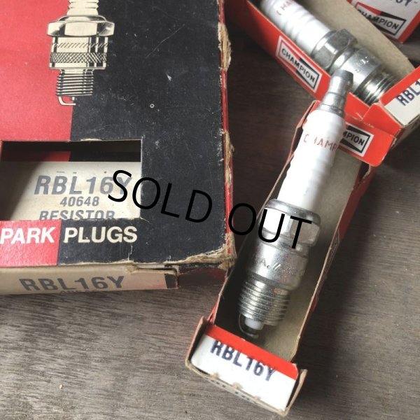 画像5: Vintage CHAMPION Spark Plug RBL16Y Junk Set (M353)  (5)