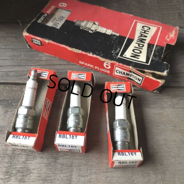 画像8: Vintage CHAMPION Spark Plug RBL16Y Junk Set (M353)  (8)