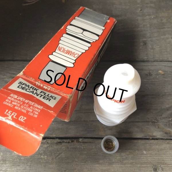 画像4: 70s Vintage AVON CHAMPION Spark Plug Decanter (M352)  (4)