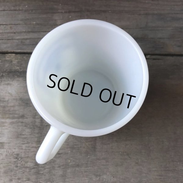 画像3: 70s Vintage Galaxy Milk Glass Mug USPS U.S. Mail (M362)  (3)