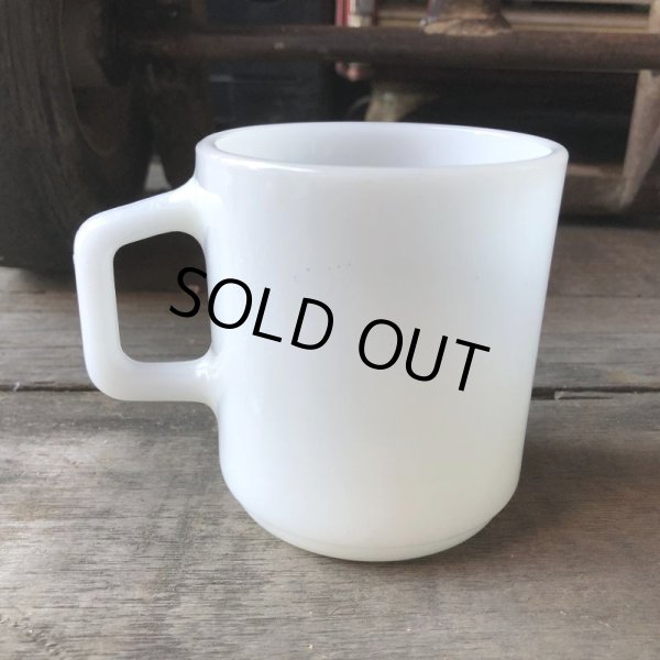 画像4: 70s Vintage Galaxy Milk Glass Mug USPS U.S. Mail (M362)  (4)