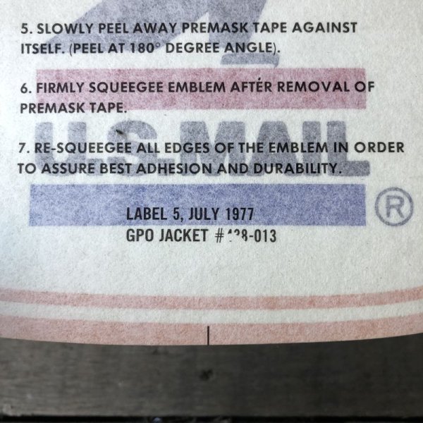 画像3: Vintage USPS U.S. Mail Logo Decal Sticker (M359)  (3)