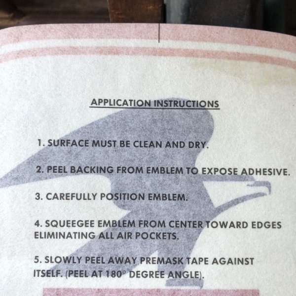 画像2: Vintage USPS U.S. Mail Logo Decal Sticker (M359)  (2)