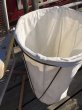 画像5: Vintage Laundry Wire Hamper Canvas Duffel Bag (M366)  (5)