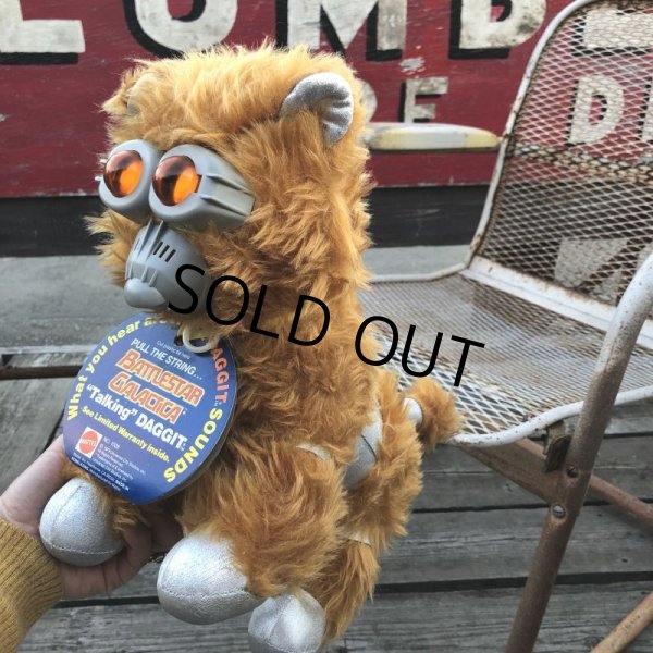 画像19: 70s Vintage Mattel Battlestar Galactica DAGGIT Pull String Talking Plush Doll (m367) (19)