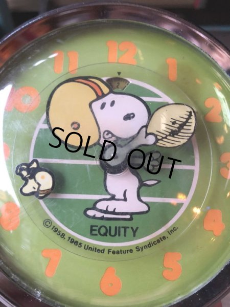 画像10: 80s Vintage Equity Snoopy Alarm Clock (M370) (10)