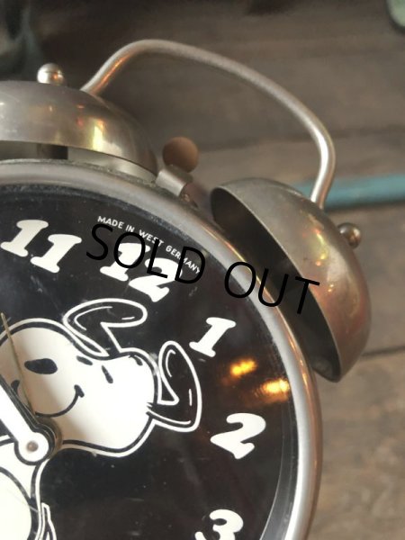 画像7: 70s Vintage Snoopy Twin Bell Blessing Alarm Clock (M369) (7)