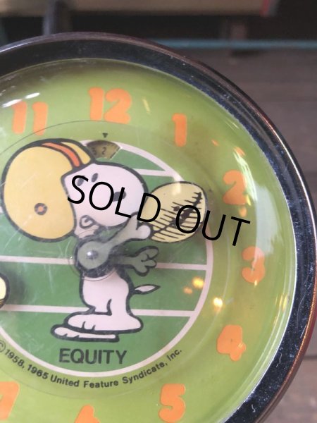 画像9: 80s Vintage Equity Snoopy Alarm Clock (M370) (9)