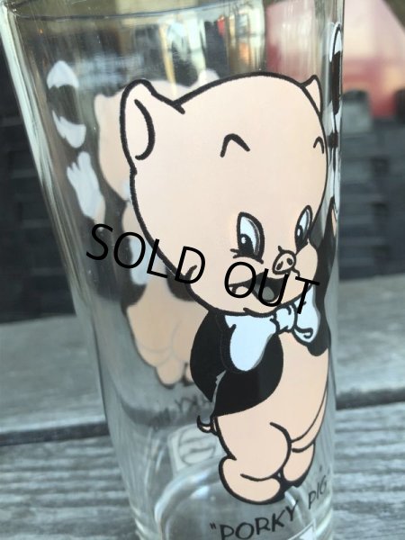 画像7: 70s Vintage Pepsi Glass Porky Pig (M372) (7)