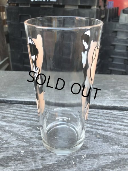 画像2: 70s Vintage Pepsi Glass Porky Pig (M372) (2)