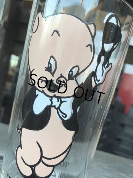 画像6: 70s Vintage Pepsi Glass Porky Pig (M372) (6)
