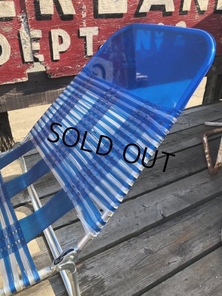 画像10: Vintage Folding Lawn Chair Long (M374) (10)