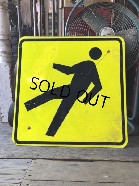 画像6: Vintage Road Street Sign Crosswalk (M372) (6)