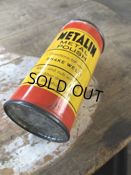 画像7: Vintage Metalin METAL POLISH Can (M373) (7)