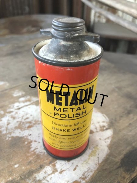画像5: Vintage Metalin METAL POLISH Can (M373) (5)