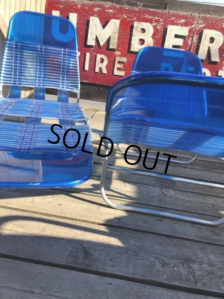 画像21: Vintage Folding Lawn Chair Long (M375) (21)