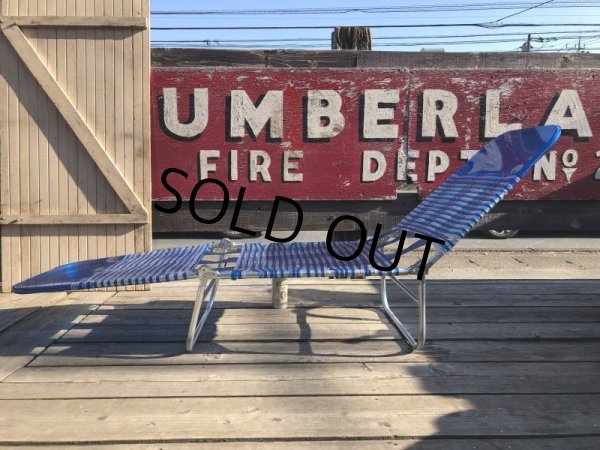 画像7: Vintage Folding Lawn Chair Long (M374) (7)