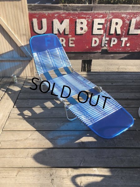 画像10: Vintage Folding Lawn Chair Long (M375) (10)