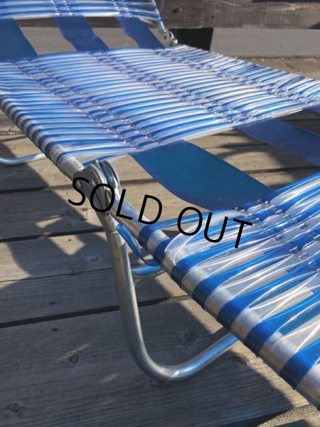 画像14: Vintage Folding Lawn Chair Long (M375) (14)