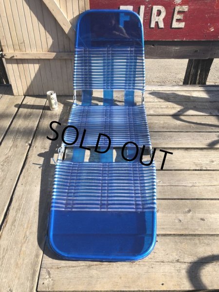 画像16: Vintage Folding Lawn Chair Long (M375) (16)