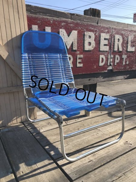 画像19: Vintage Folding Lawn Chair Long (M374) (19)