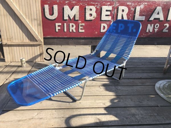 画像3: Vintage Folding Lawn Chair Long (M375) (3)