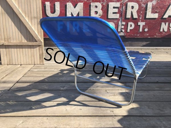 画像4: Vintage Folding Lawn Chair Long (M374) (4)