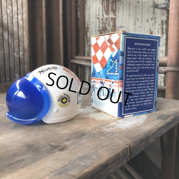 画像3: 70s Vintage Motocross Helmet w/Box (M381) (3)