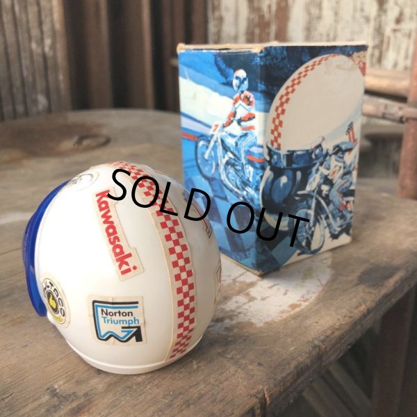 画像4: 70s Vintage Motocross Helmet w/Box (M381) (4)