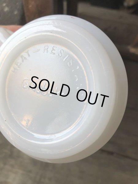 画像8: Vintage Gasbake Milk Glass Mug DRYDENE MOTOR OIL (M383)  (8)