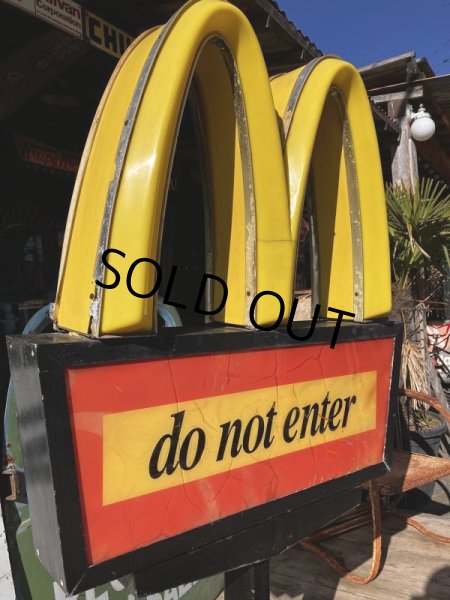 画像2: Vintage Advertising McDonalds Golden Arches Neon Light Store Sign (M386) (2)