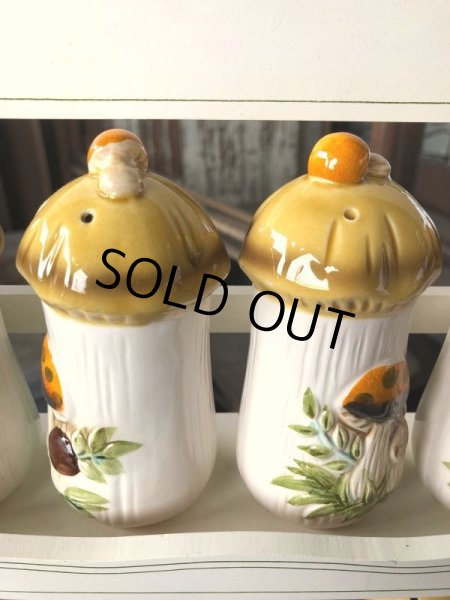 画像27: 70s Vintage Sears Merry Mushrooms kitchen Coordinates Spice Rack N.O.S (M388) (27)