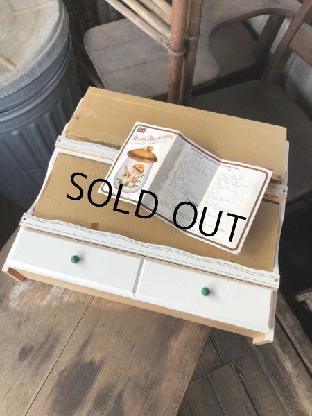 画像21: 70s Vintage Sears Merry Mushrooms kitchen Coordinates Spice Rack N.O.S (M388) (21)