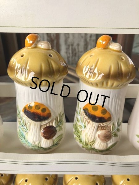 画像26: 70s Vintage Sears Merry Mushrooms kitchen Coordinates Spice Rack N.O.S (M388) (26)