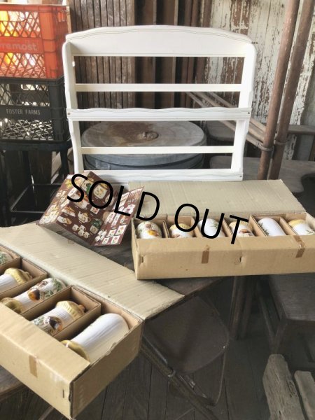 画像19: 70s Vintage Sears Merry Mushrooms kitchen Coordinates Spice Rack N.O.S (M388) (19)