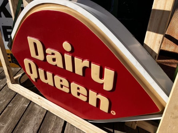 画像19: Vintage Advertising DQ Dairy Queen Restaurant Store Display Lighted Sign Hard to Find (M389) (19)