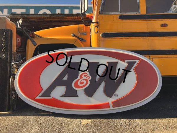 画像15: Vintage Advertising A&W Restaurant Store Display Lighted Sign Hard to Find (M390) (15)