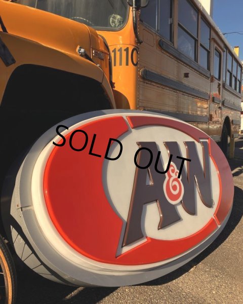 画像2: Vintage Advertising A&W Restaurant Store Display Lighted Sign Hard to Find (M390) (2)