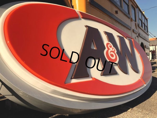 画像13: Vintage Advertising A&W Restaurant Store Display Lighted Sign Hard to Find (M390) (13)