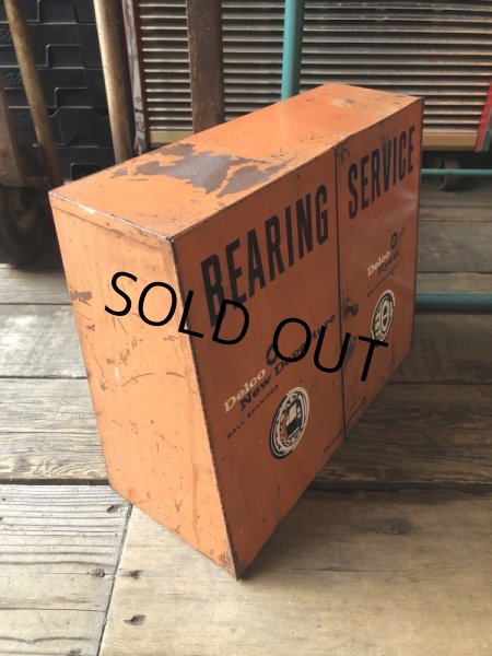 画像2: 50s Vintage Delco Hyatt Bearing Service Industrial Store Display Cabinet (M391) (2)