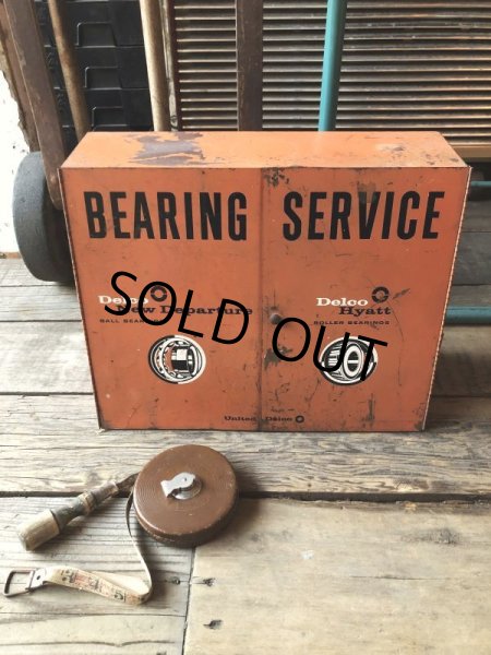 画像17: 50s Vintage Delco Hyatt Bearing Service Industrial Store Display Cabinet (M391) (17)